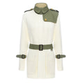 Knitted Lace-Up Trench