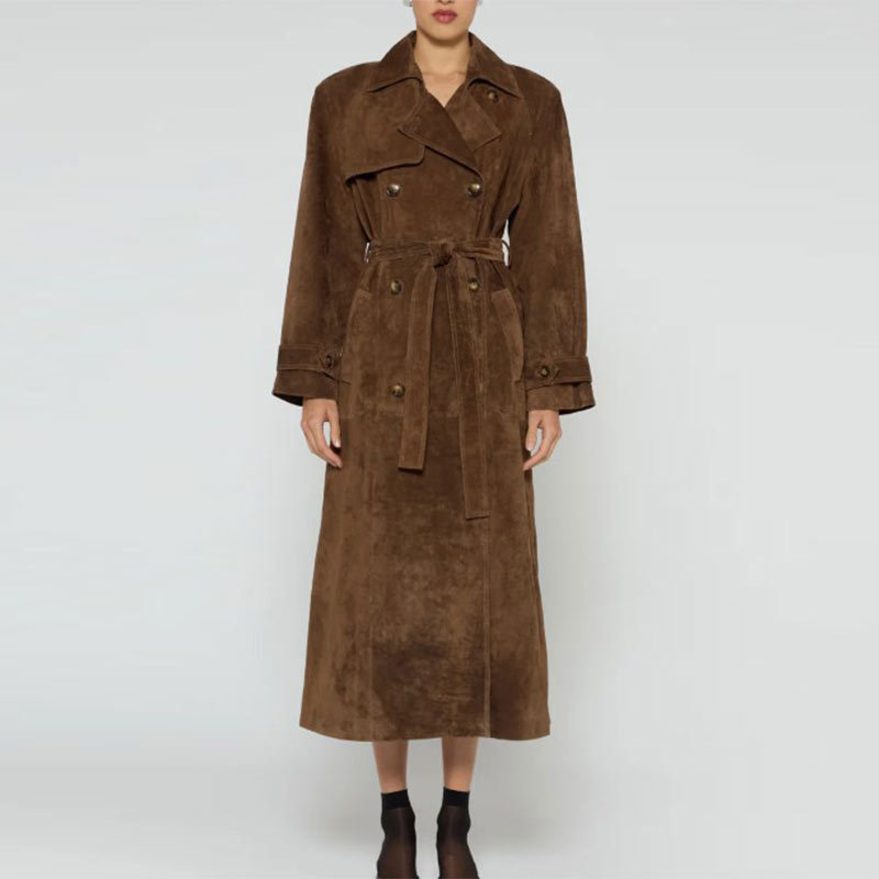 Double Collar Long Coat