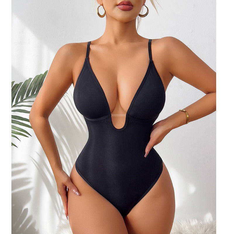 Deep V Sculpting Bodysuit