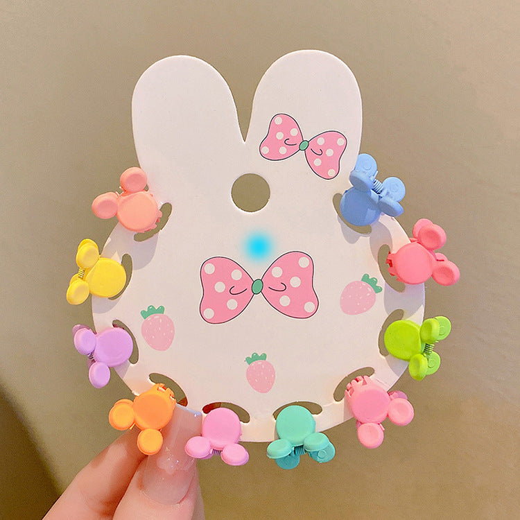 Girls' Candy Color Hair Clip Set