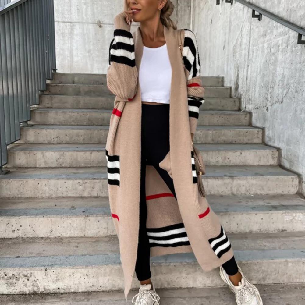 Patchwork Knit Cardigan