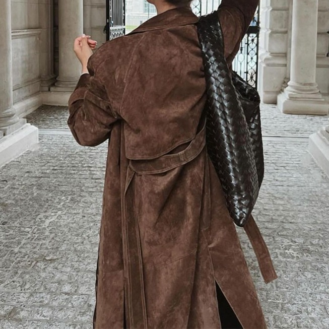 Double Collar Long Coat