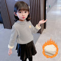Girls' Fleece-Lined Sweater