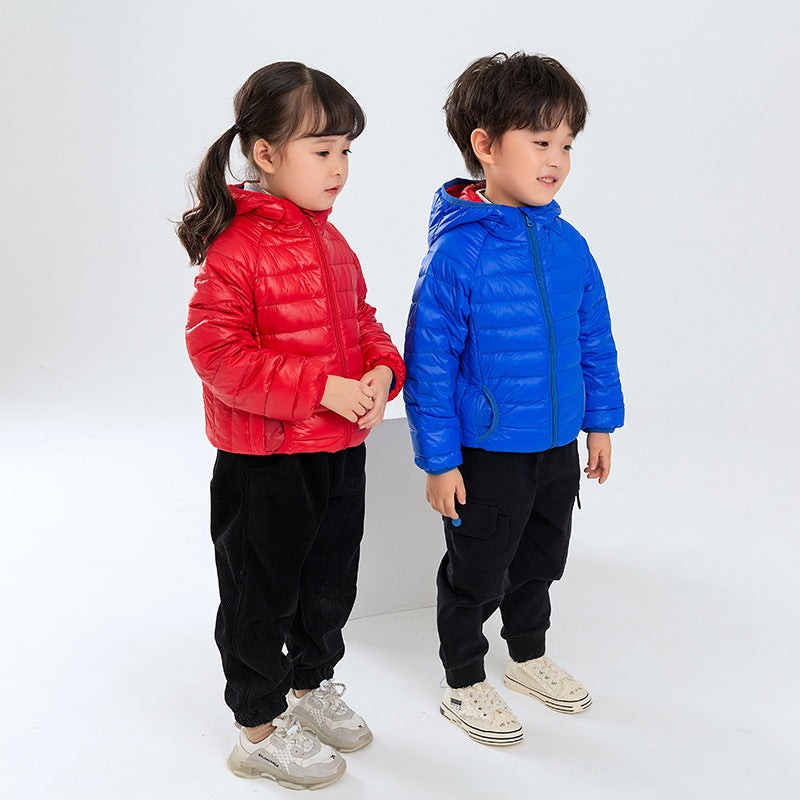 Kids' Colorblock Down Jacket