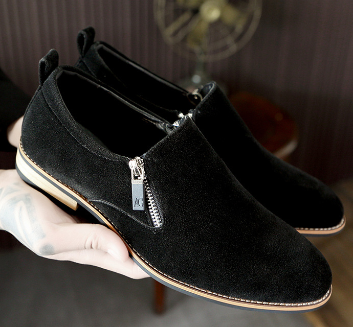 British Style Suede Ankle Boots for Men