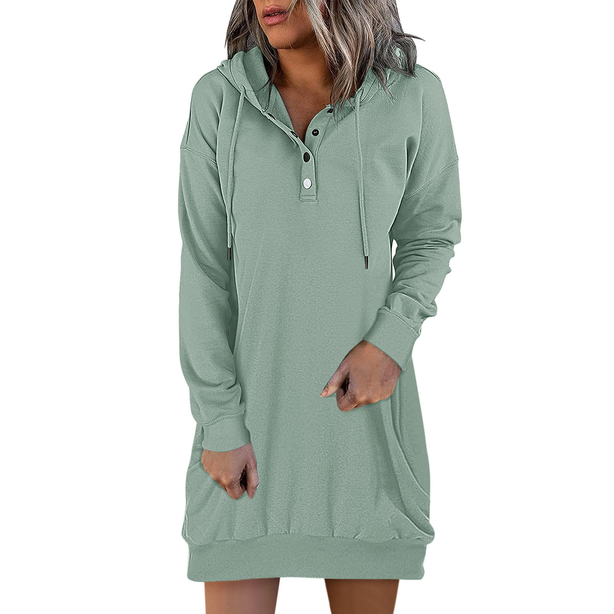 Drawstring Hooded Sweater
