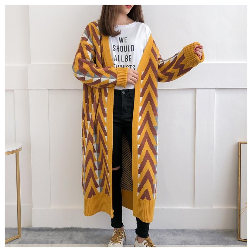 Geometric Cardigan