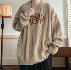 Cable Knit Coat