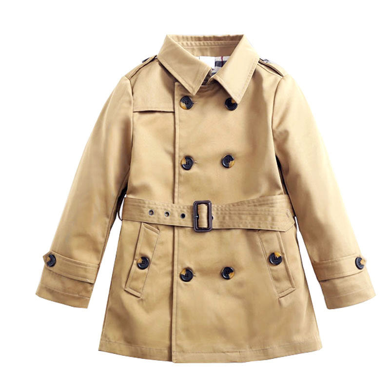 Boys' Long Trench Coat