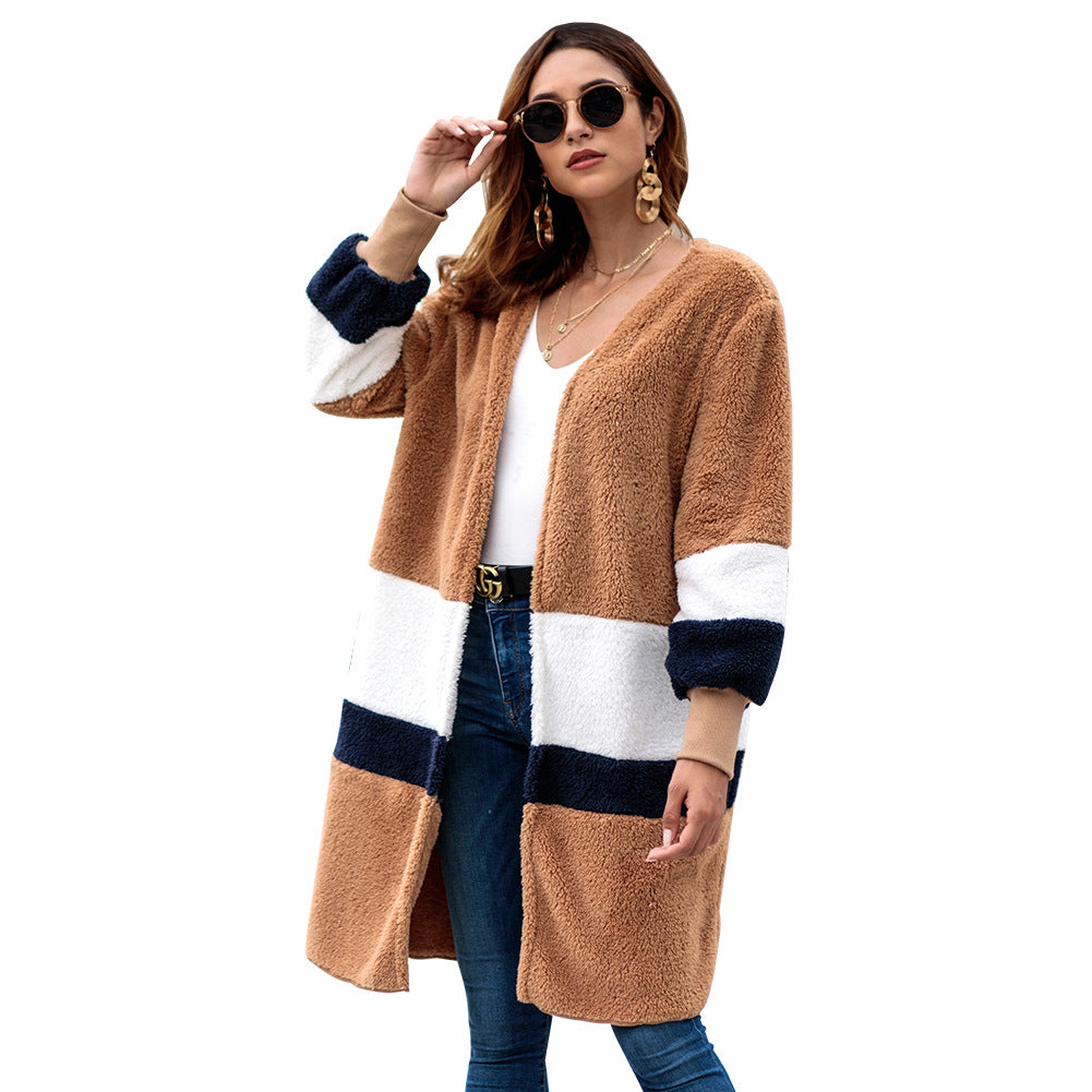 Striped Long Cardigan