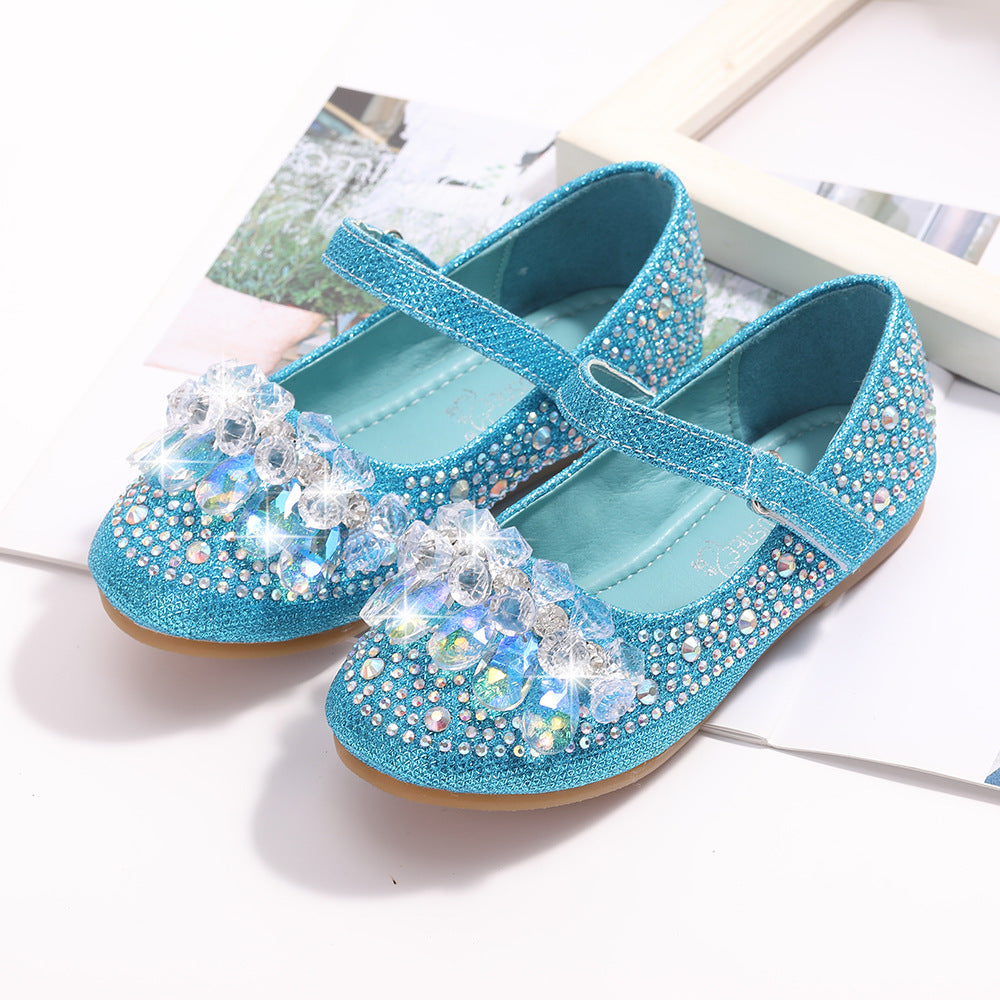 Rhinestone Princess Shoes for Girls
