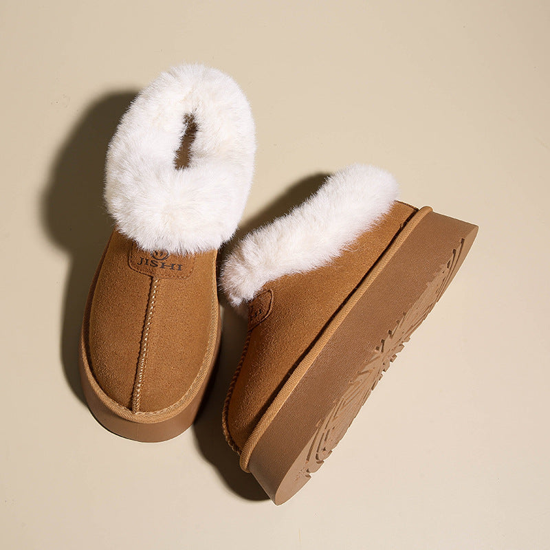 2023 Women's Winter Non-Slip Warm Flat Ankle Boots