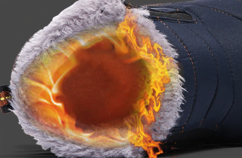 Waterproof Winter Boots, Fleece Lined Short Boots for Men
