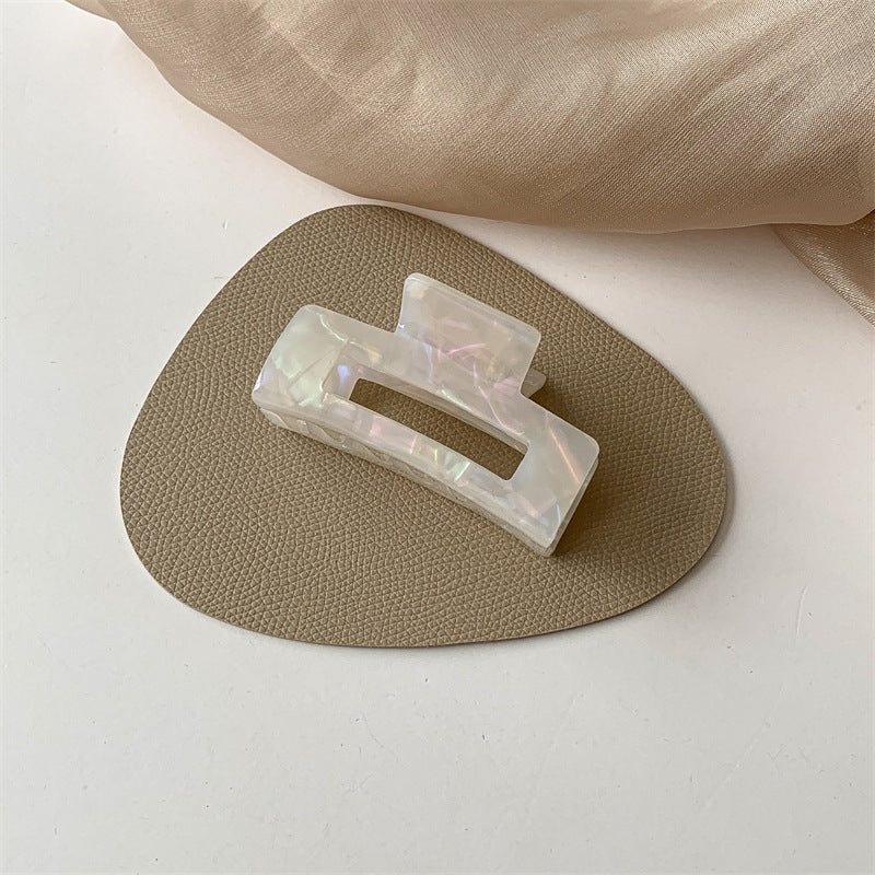Marble Acetate Hair Claw