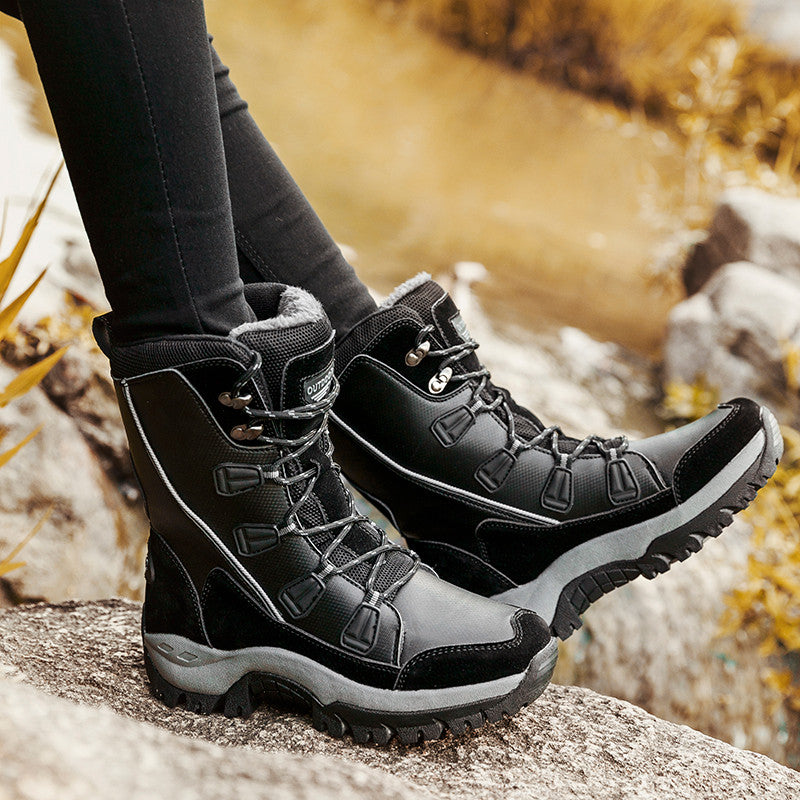 Fleece Lined Waterproof Snow Boots for Women