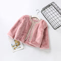 Girls' Faux Fur Coat
