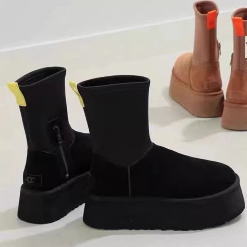 Platform Pull-On Snow Boots
