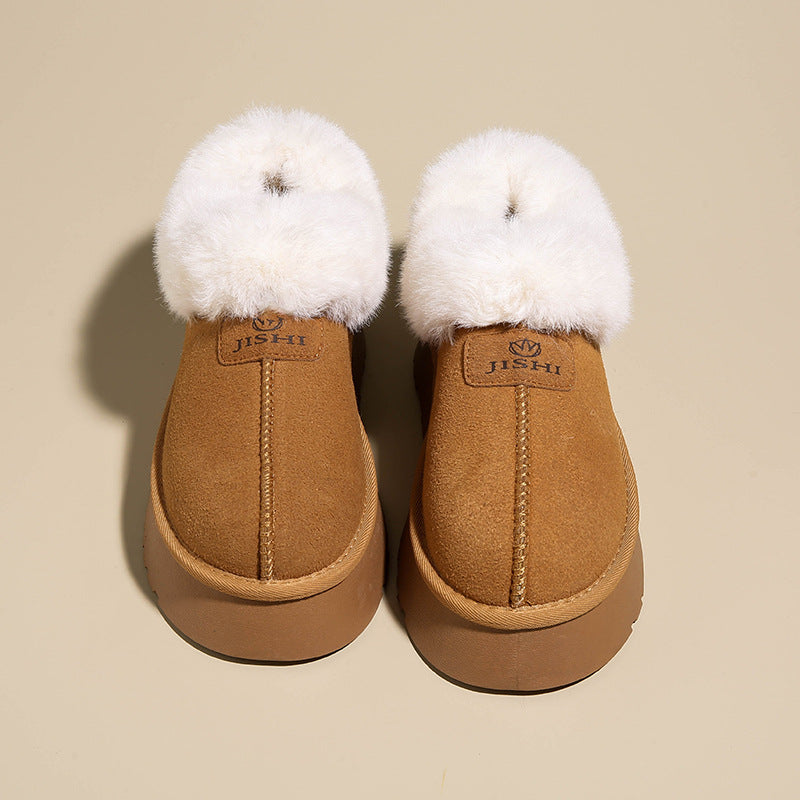 2023 Women's Winter Non-Slip Warm Flat Ankle Boots