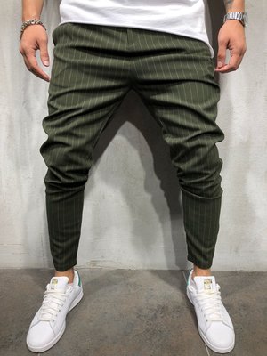 Striped Colorblock Pants