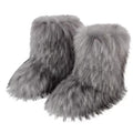 Fashionable Thick Plush Winter Knee-High Boots for Women