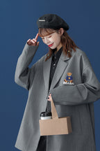 Bear Pattern Jacket