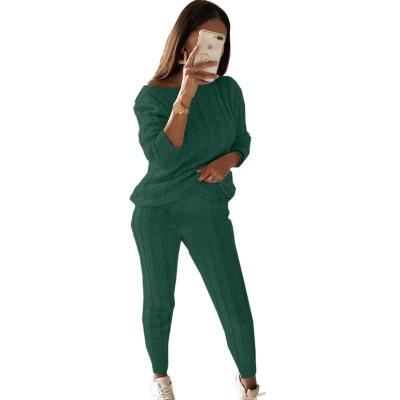 One-Shoulder Sweater Set