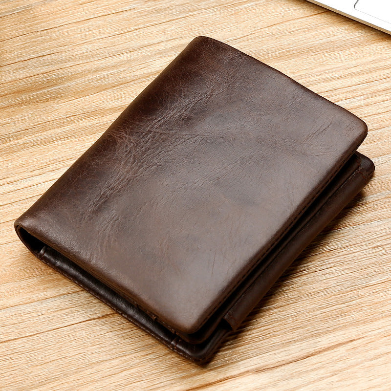 Men's Vintage Trifold Wallet