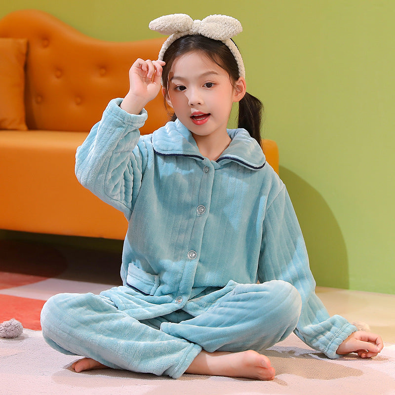 Boys' Flannel Pajama Set