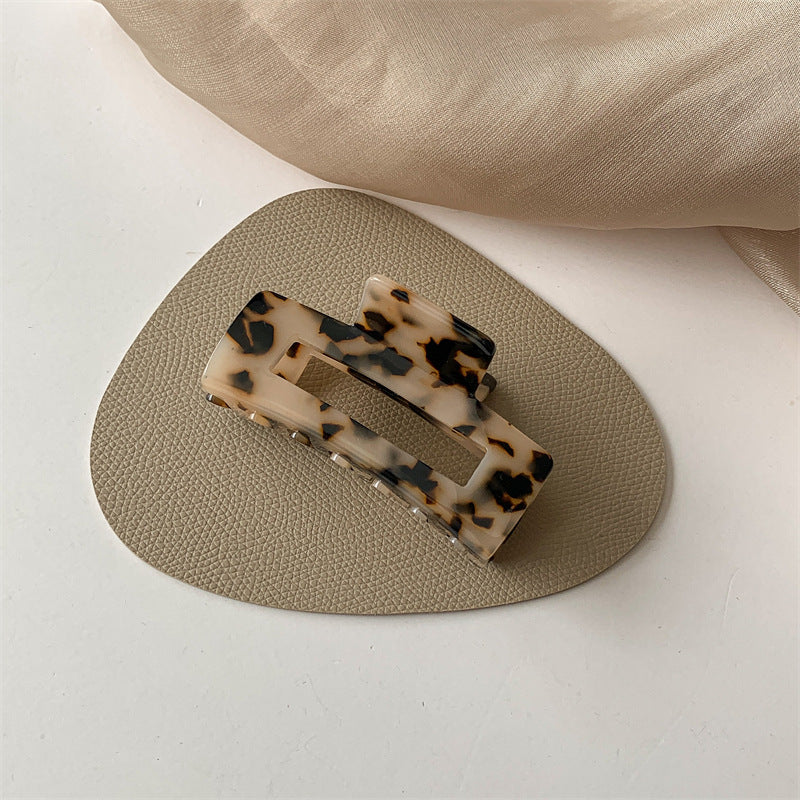 Marble Acetate Hair Claw