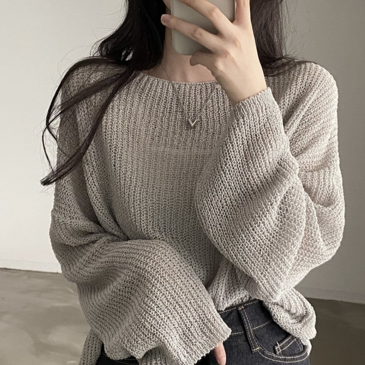 One Size Knit Sweater