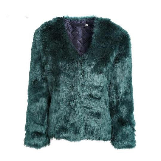 Faux Fur Short Jacket