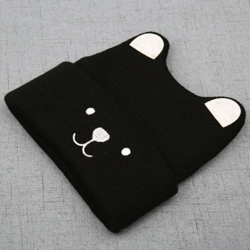 Kids' Bear Ear Knit Beanie