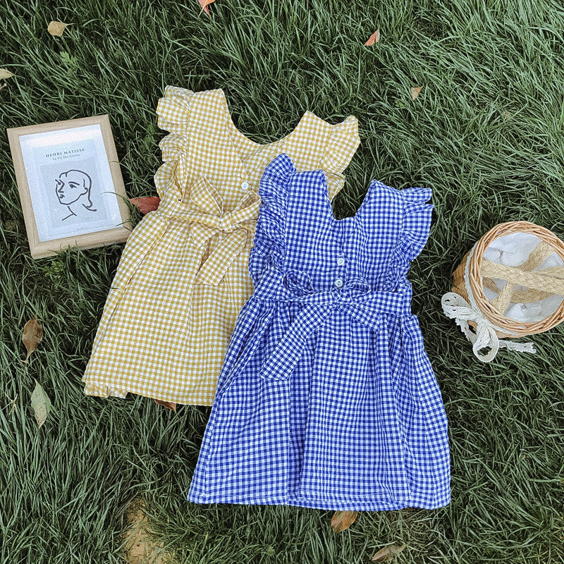 Toddler Plaid Princess Dress