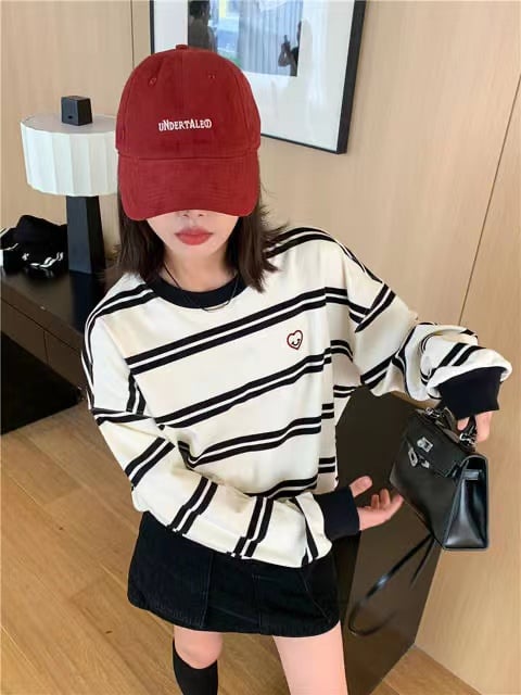 Retro Striped Sweater