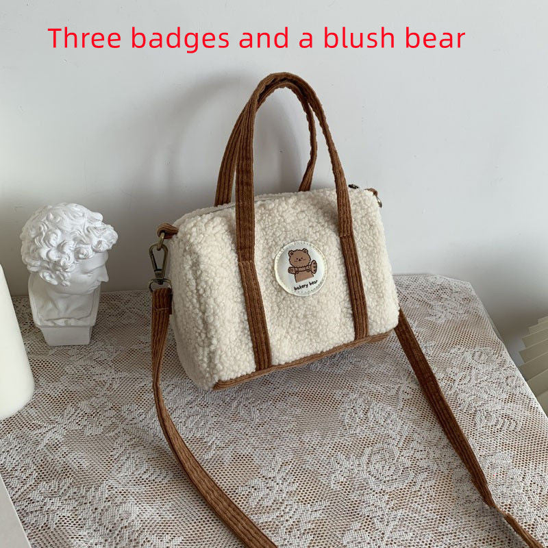 Plush Mini Messenger Bag