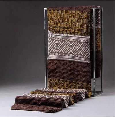Men's Ribbed Knit Scarf