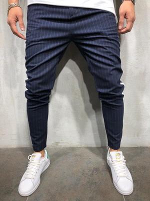 Striped Colorblock Pants