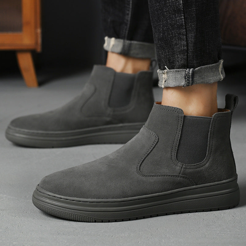 2024 Autumn/Winter Men's Leather Chelsea Boots