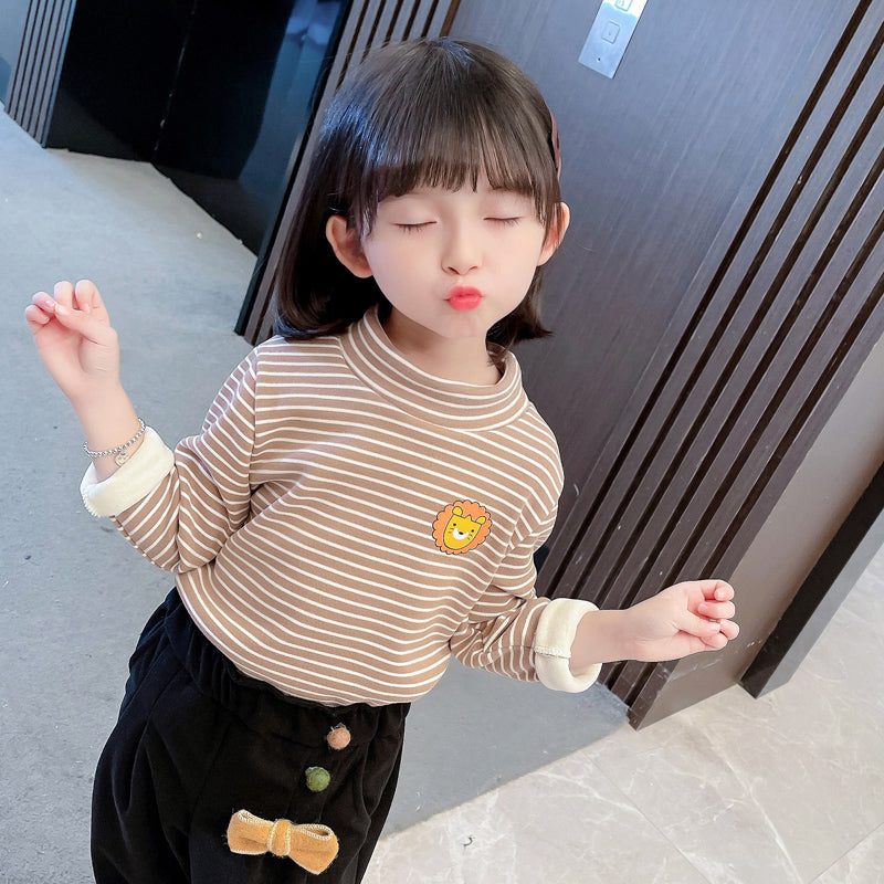 Girls' Fleece-Lined Sweater