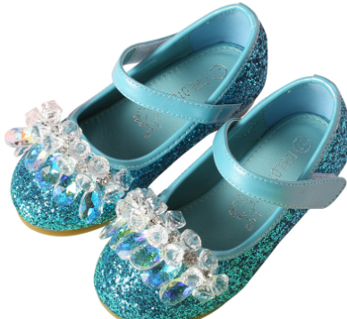 Rhinestone Princess Shoes for Girls