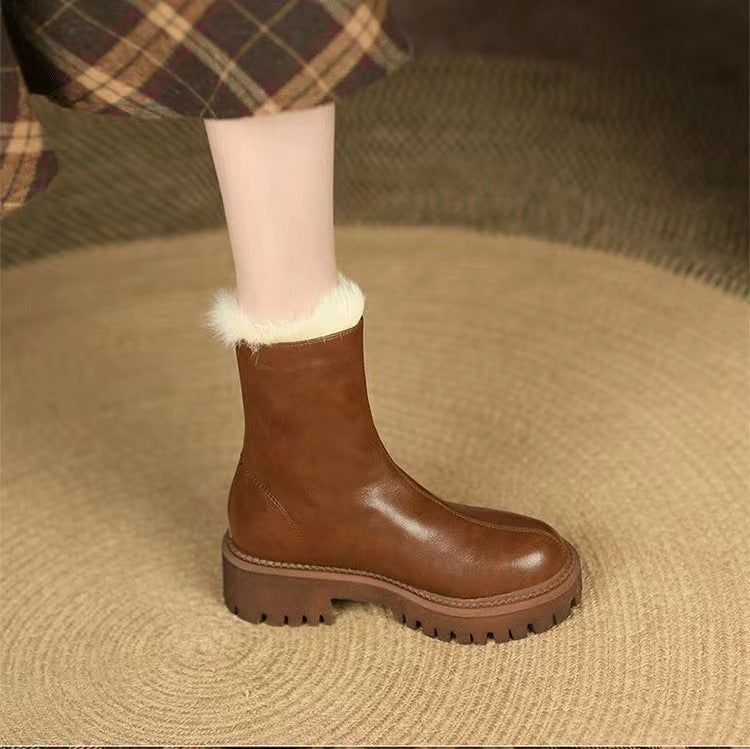 Fleece Lined Chelsea Boots