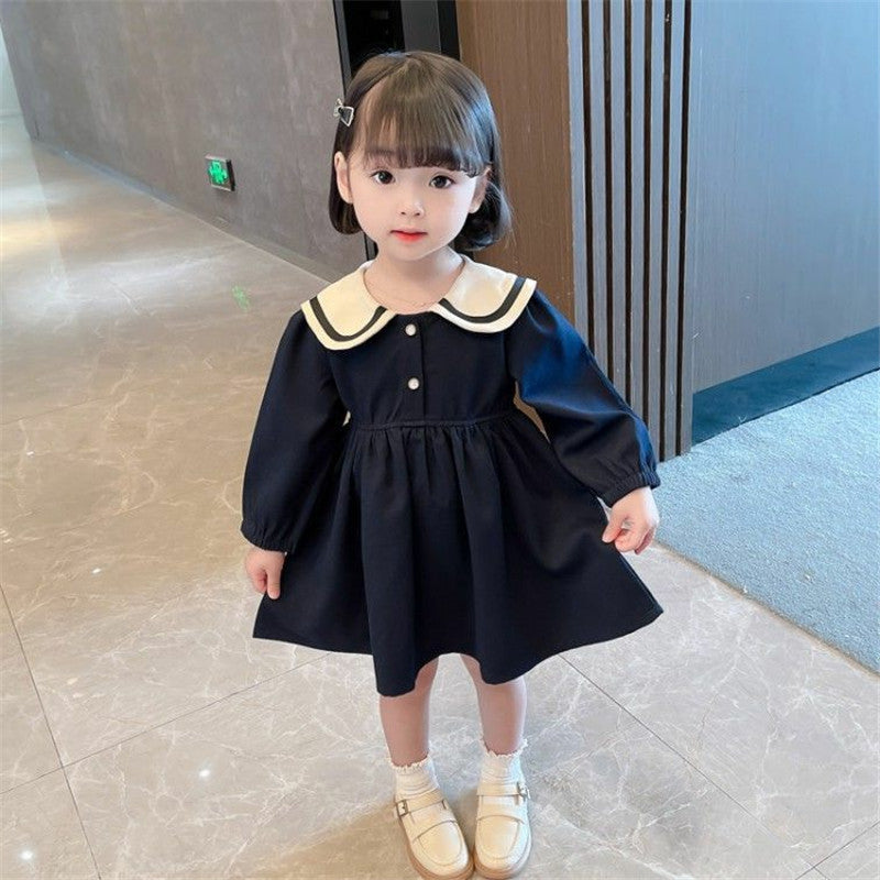 Girls' Autumn Long Sleeve Dress