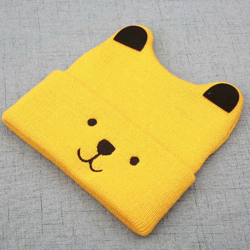 Kids' Bear Ear Knit Beanie