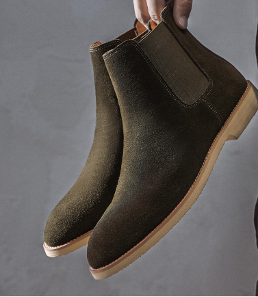 Men's Chelsea Leather Martin Boots - European Style