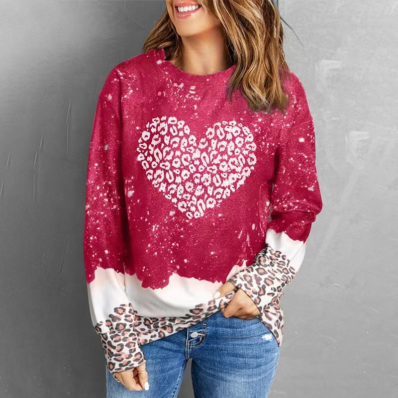 Leopard Panel Sweater