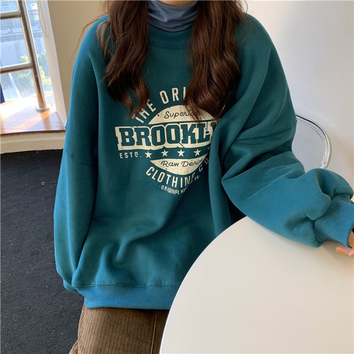 Relaxed Crew Neck Sweater