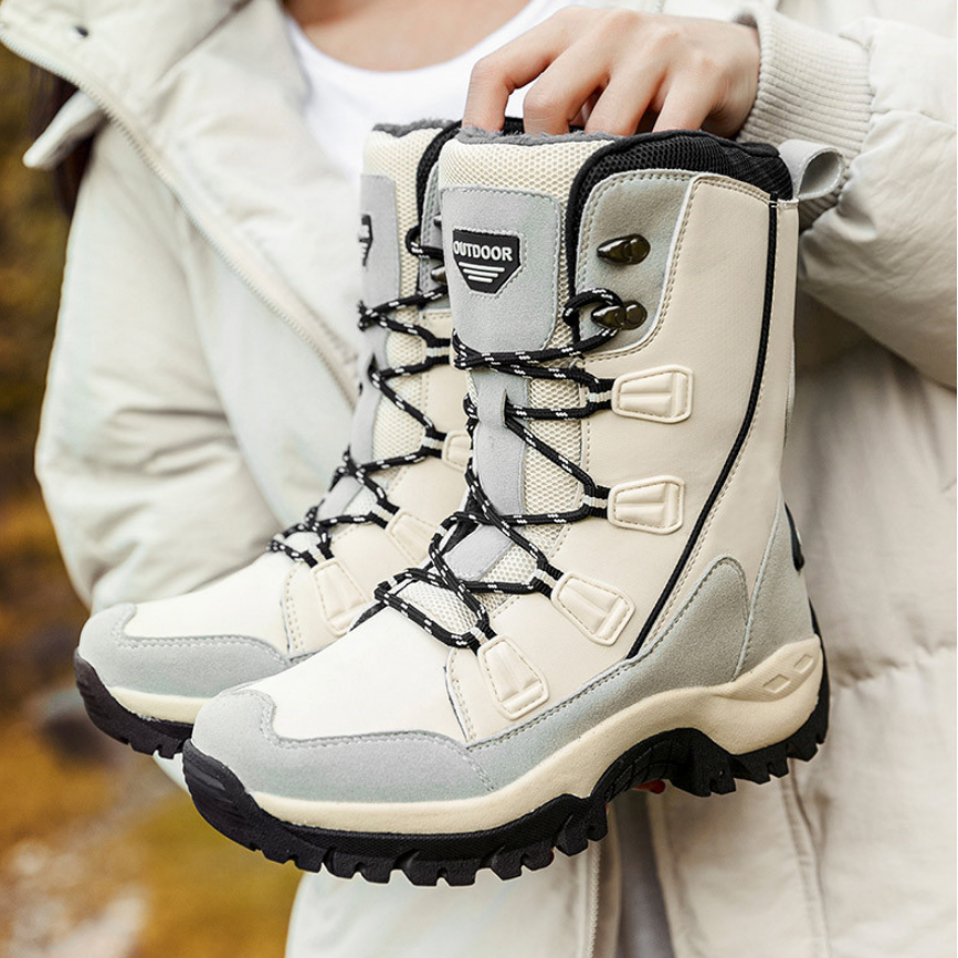 Fleece Lined Waterproof Snow Boots for Women