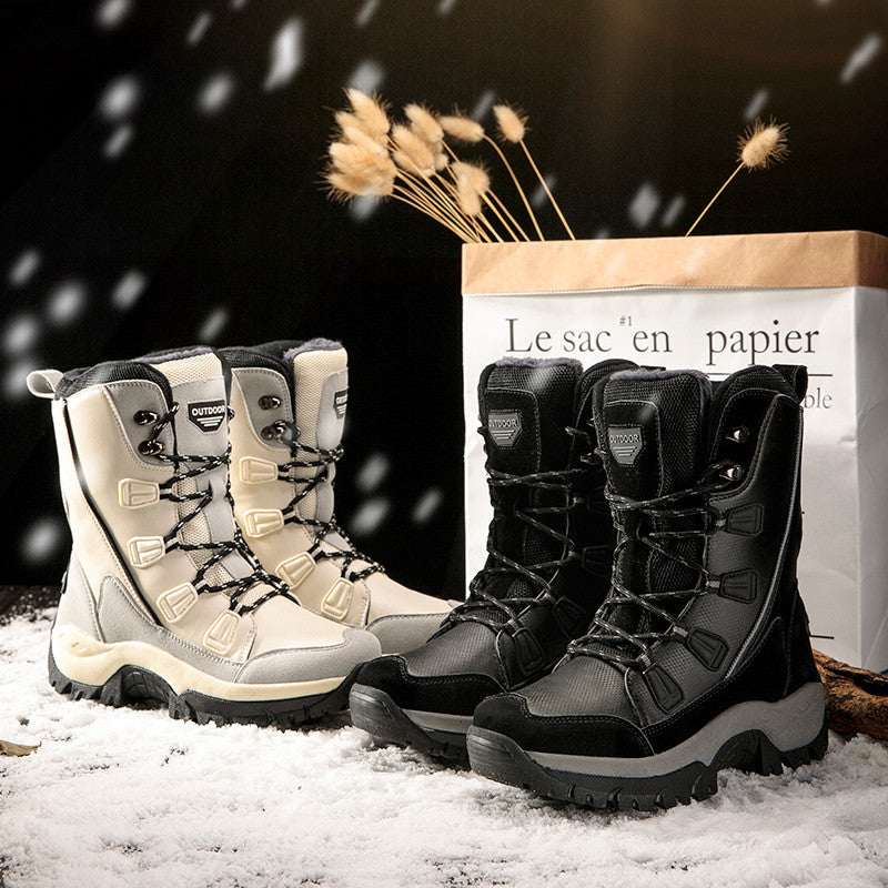 Fleece Lined Waterproof Snow Boots for Women