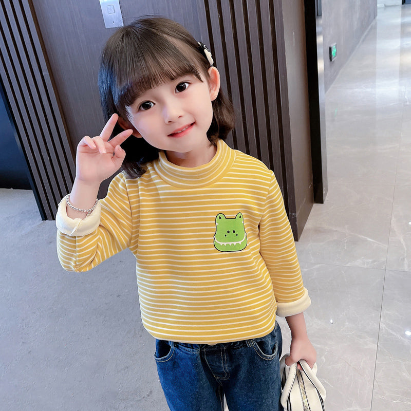 Girls' Fleece-Lined Sweater