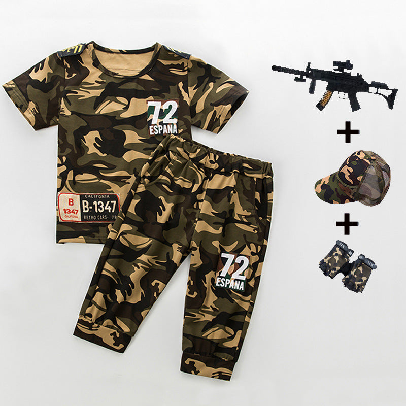 Boys' Camo Short Sleeve Set